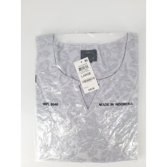 JM Collection Textured Hardware Top New City Silver L - Picture 2 of 3